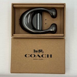 COACH NY RETAIL • Men’s Gunmetal Belt Buckle to fit 38mm
